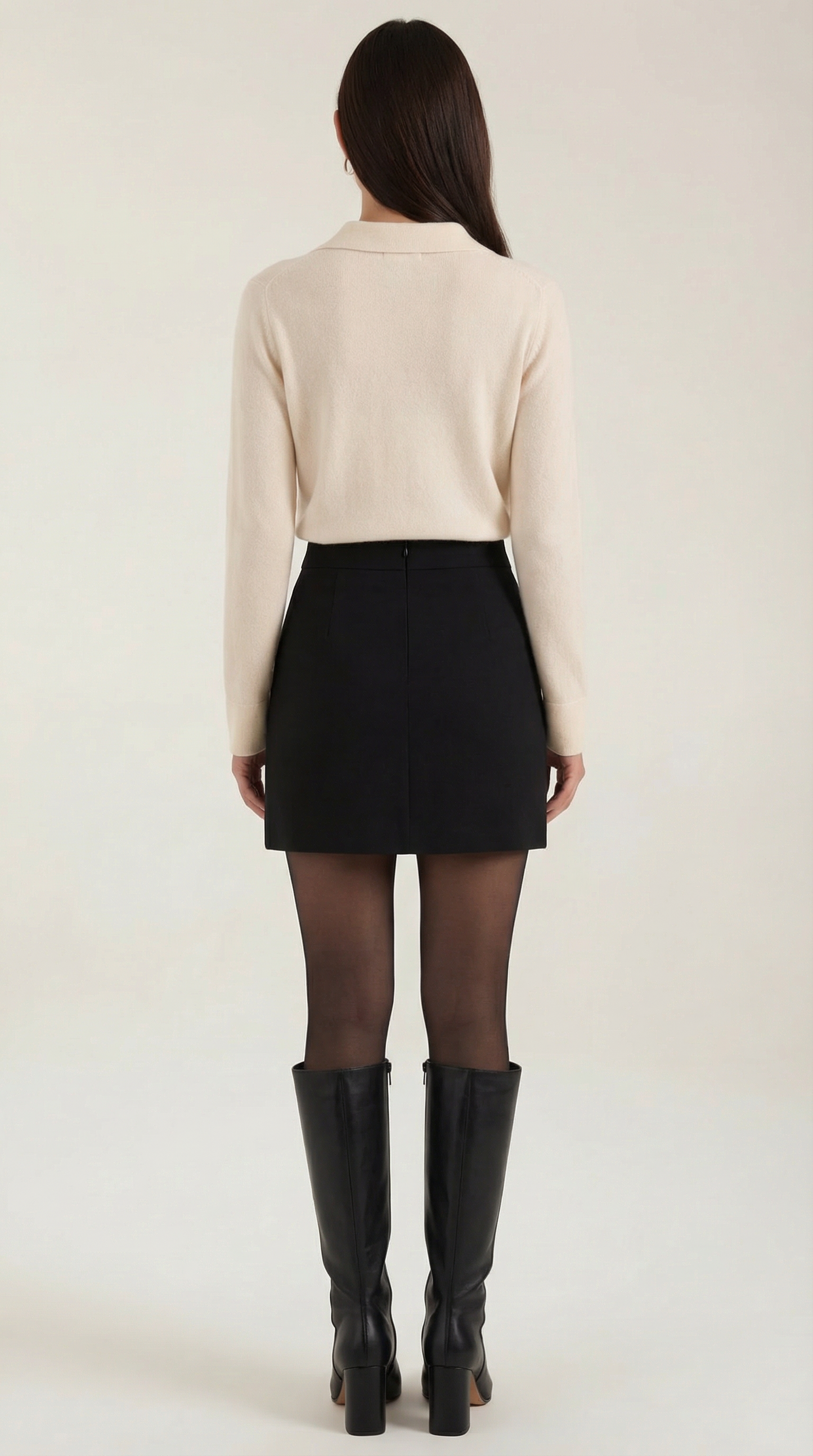 Cardigan Donna con Colletto Bottonato