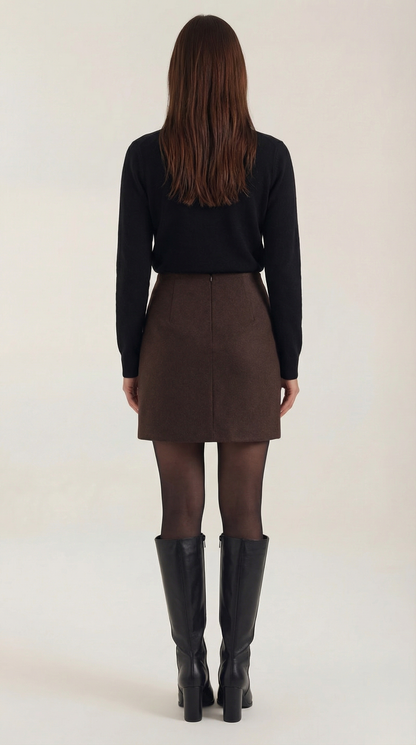 Cardigan Donna con Colletto Bottonato