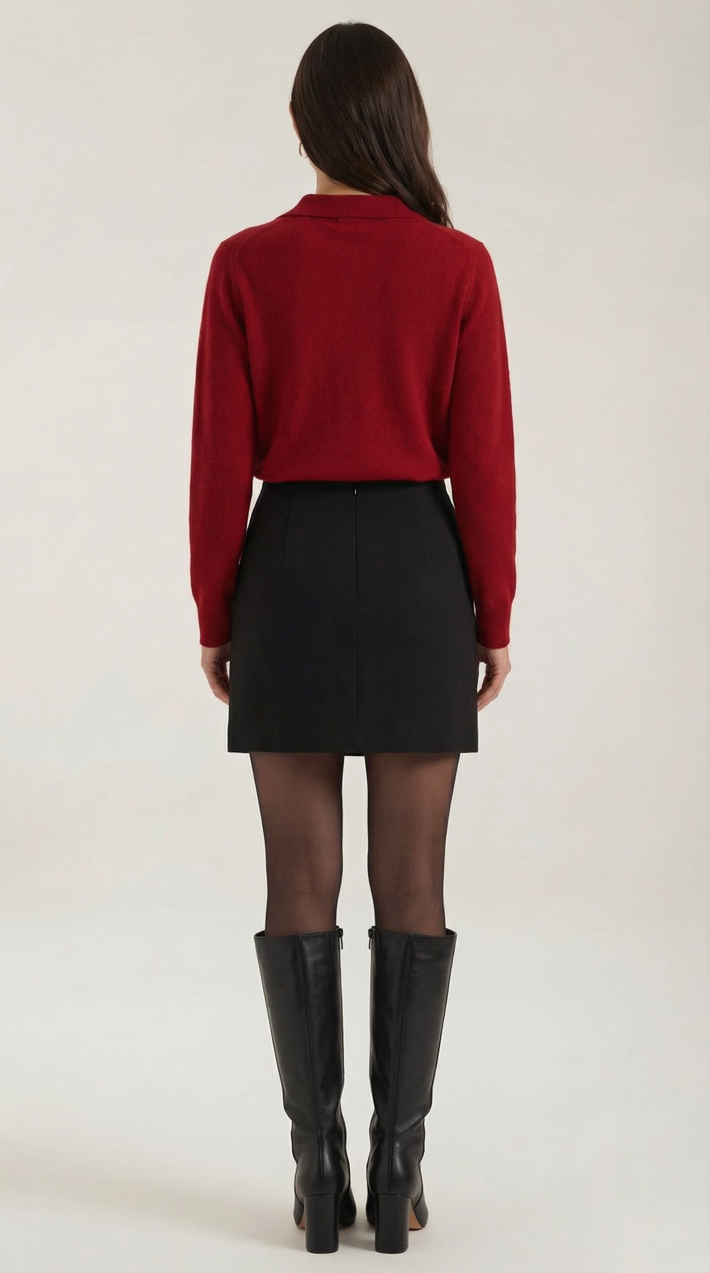 Cardigan Donna con Colletto Bottonato