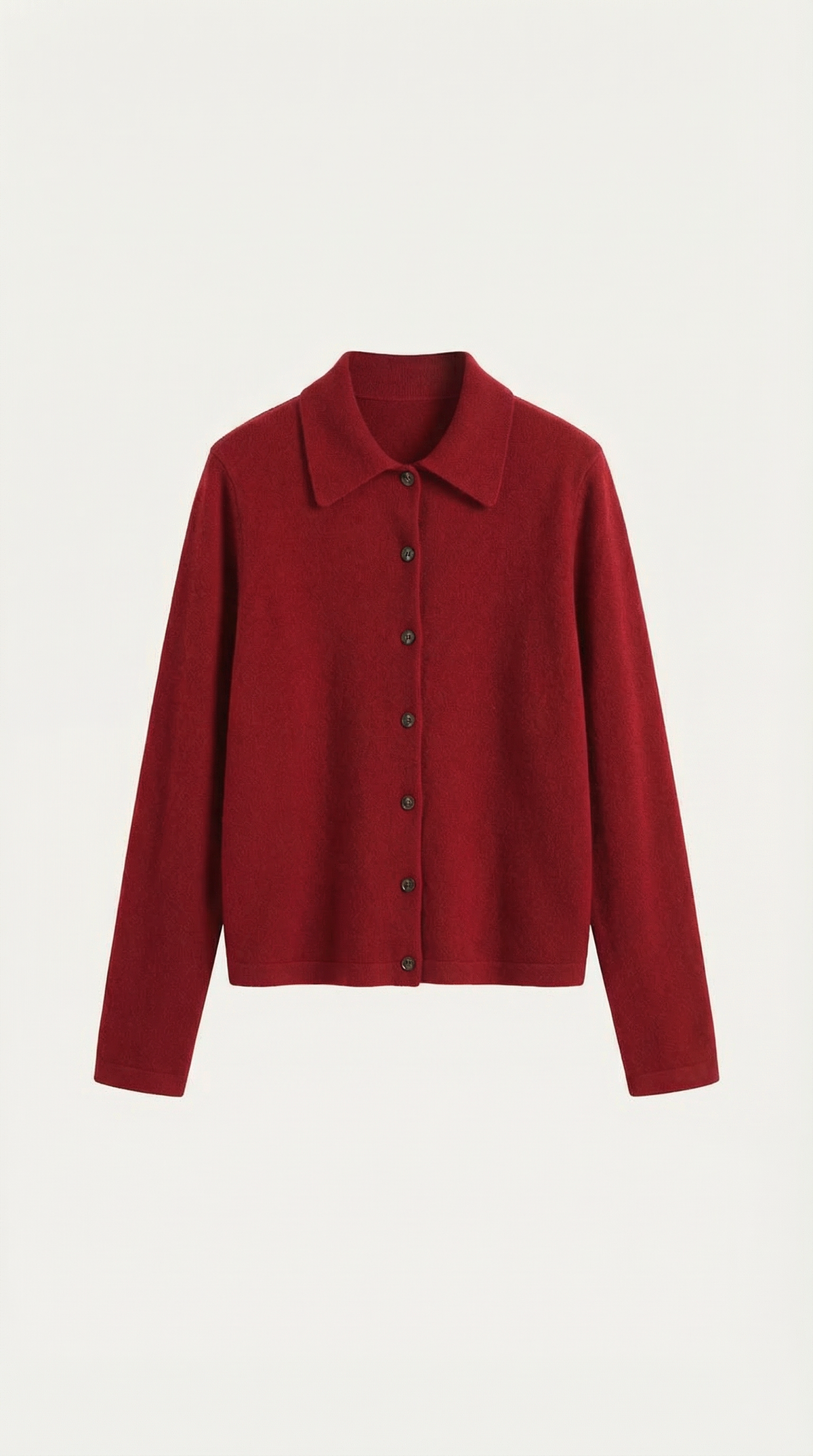 Cardigan Donna con Colletto Bottonato