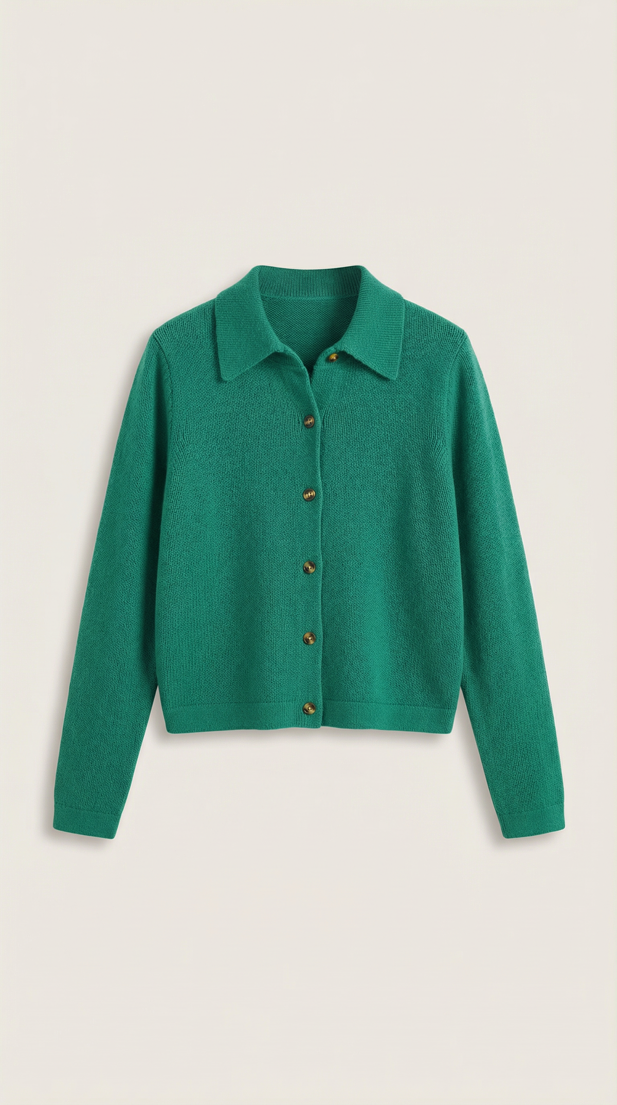 Cardigan Donna con Colletto Bottonato