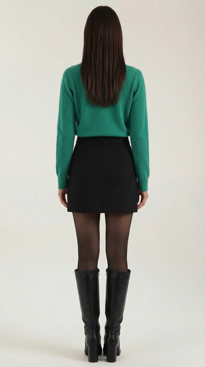Cardigan Donna con Colletto Bottonato