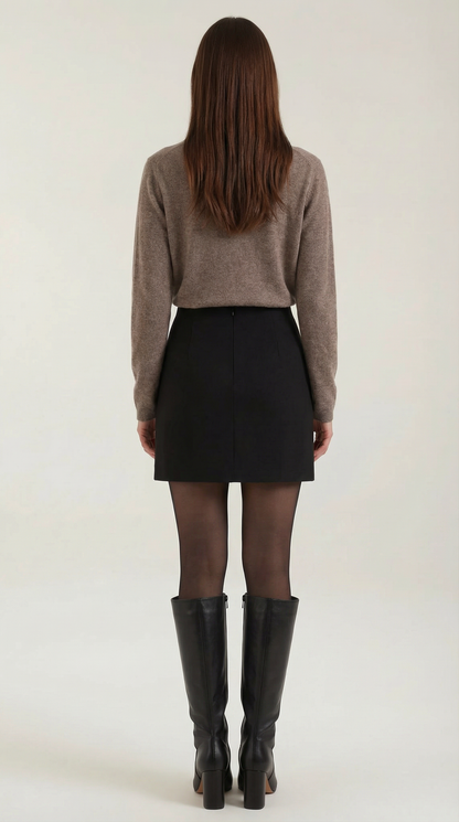 Cardigan Donna con Colletto Bottonato