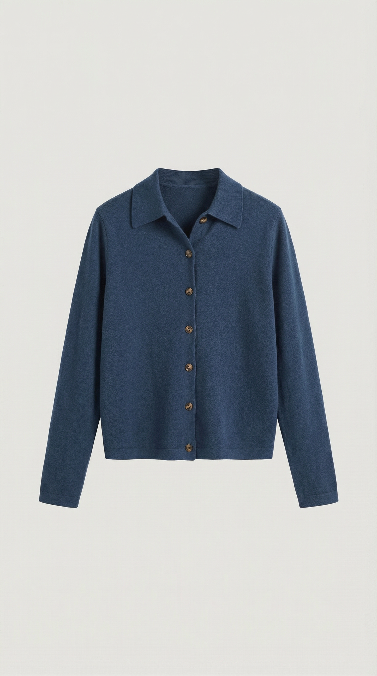 Cardigan Donna con Colletto Bottonato