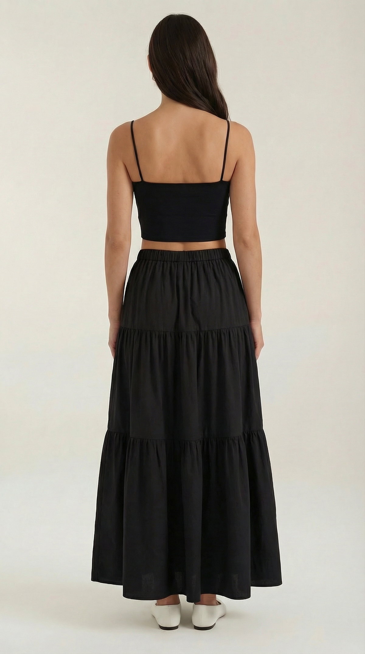 Canotta Crop Donna con Scollo a Cuore