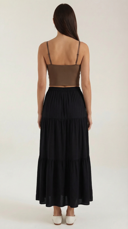Canotta Crop Donna con Scollo a Cuore
