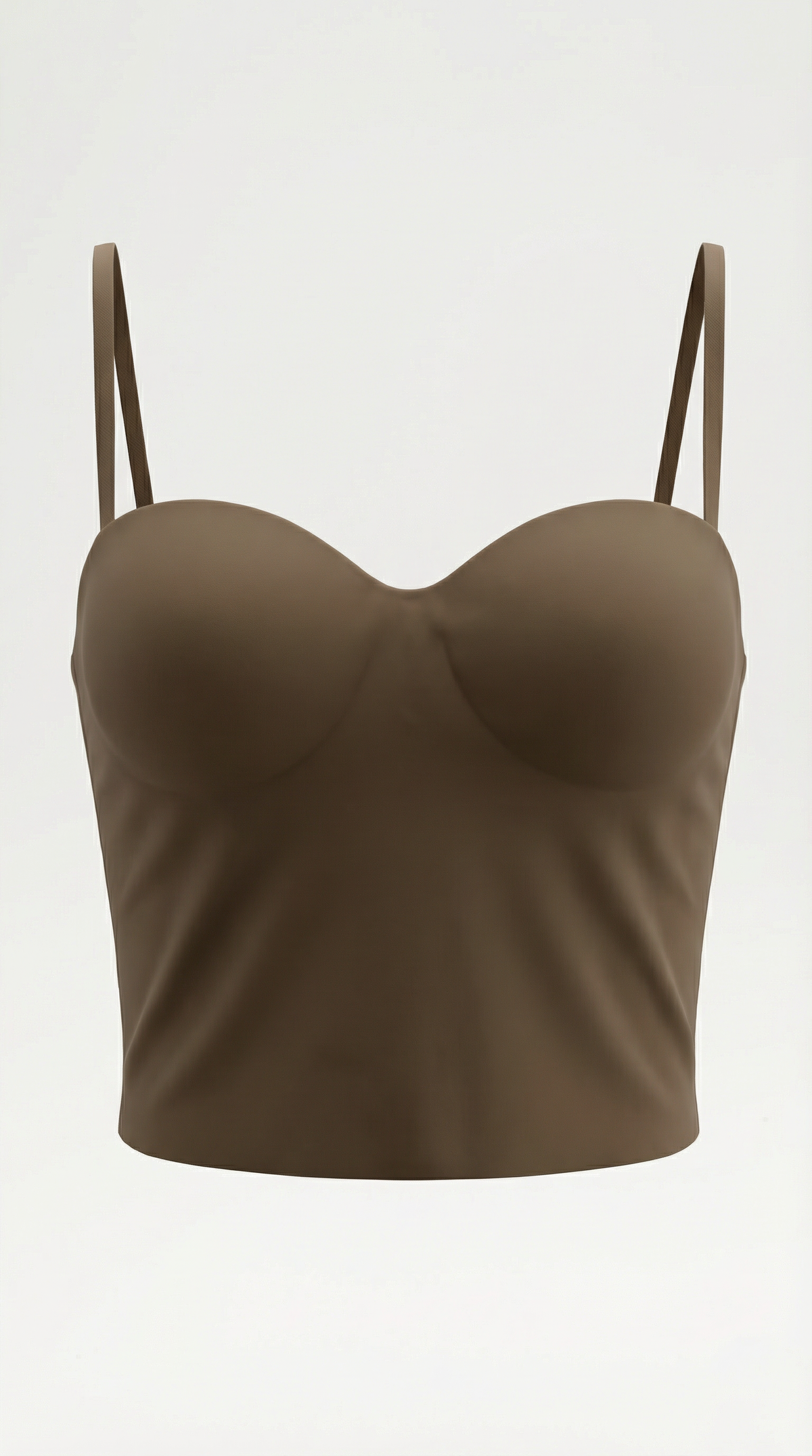 Canotta Crop Donna con Scollo a Cuore