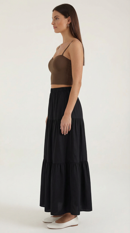 Canotta Crop Donna con Scollo a Cuore