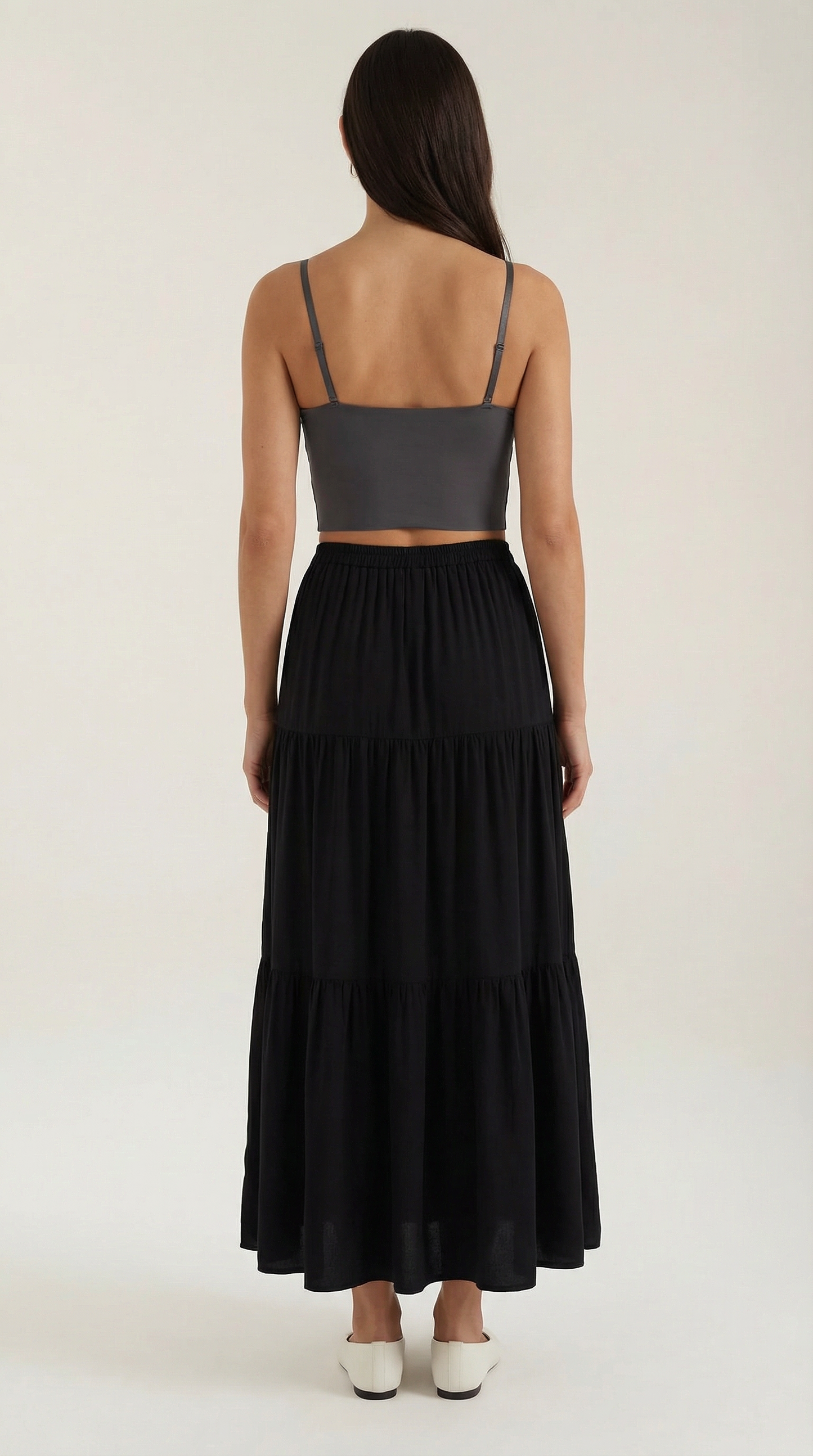 Canotta Crop Donna con Scollo a Cuore