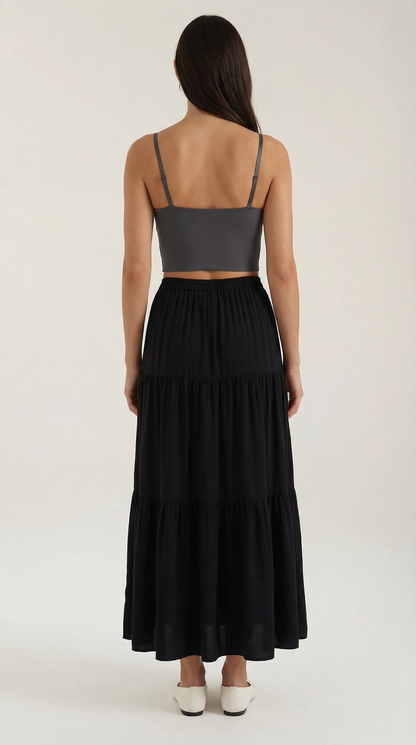 Canotta Crop Donna con Scollo a Cuore