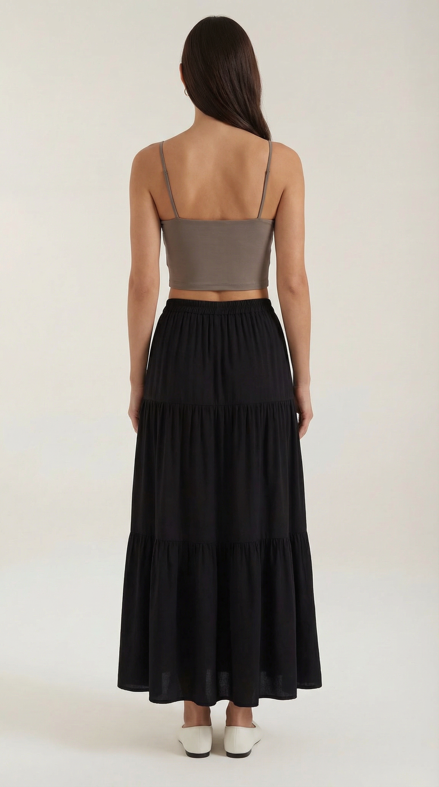 Canotta Crop Donna con Scollo a Cuore