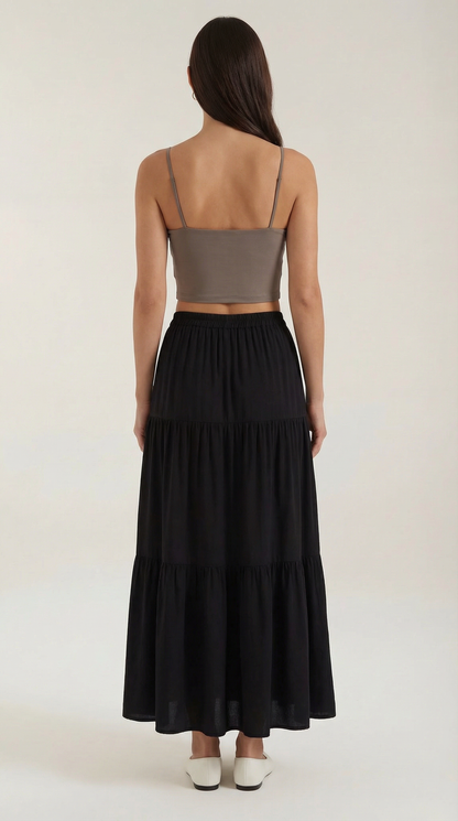 Canotta Crop Donna con Scollo a Cuore