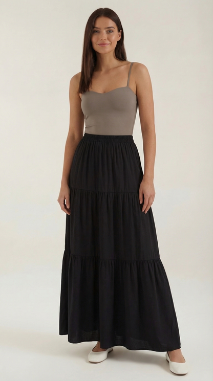 Canotta Crop Donna con Scollo a Cuore