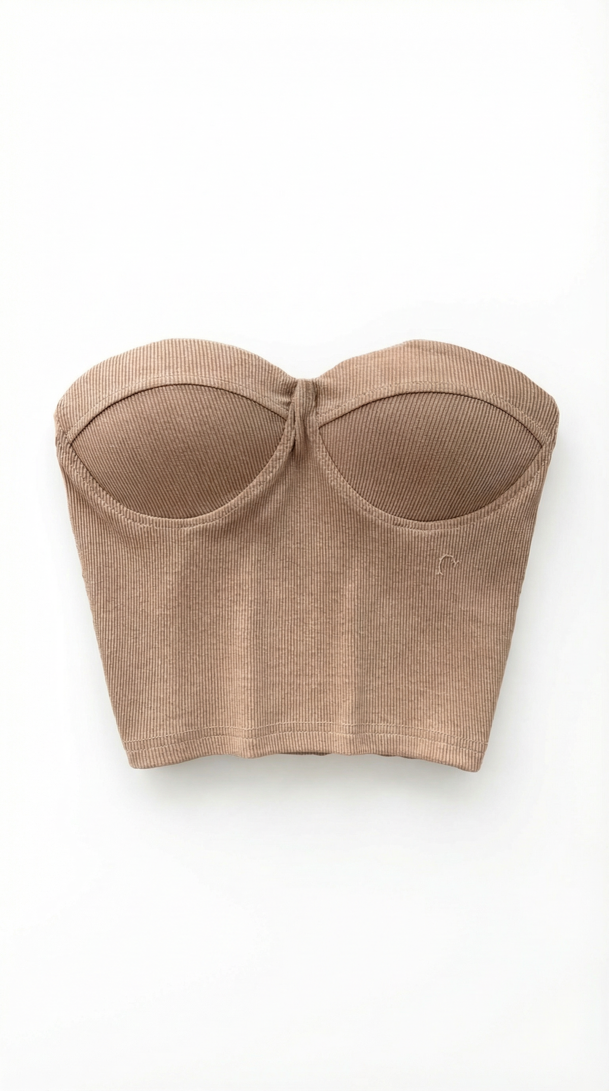 Canotta Bustier Donna a Coste