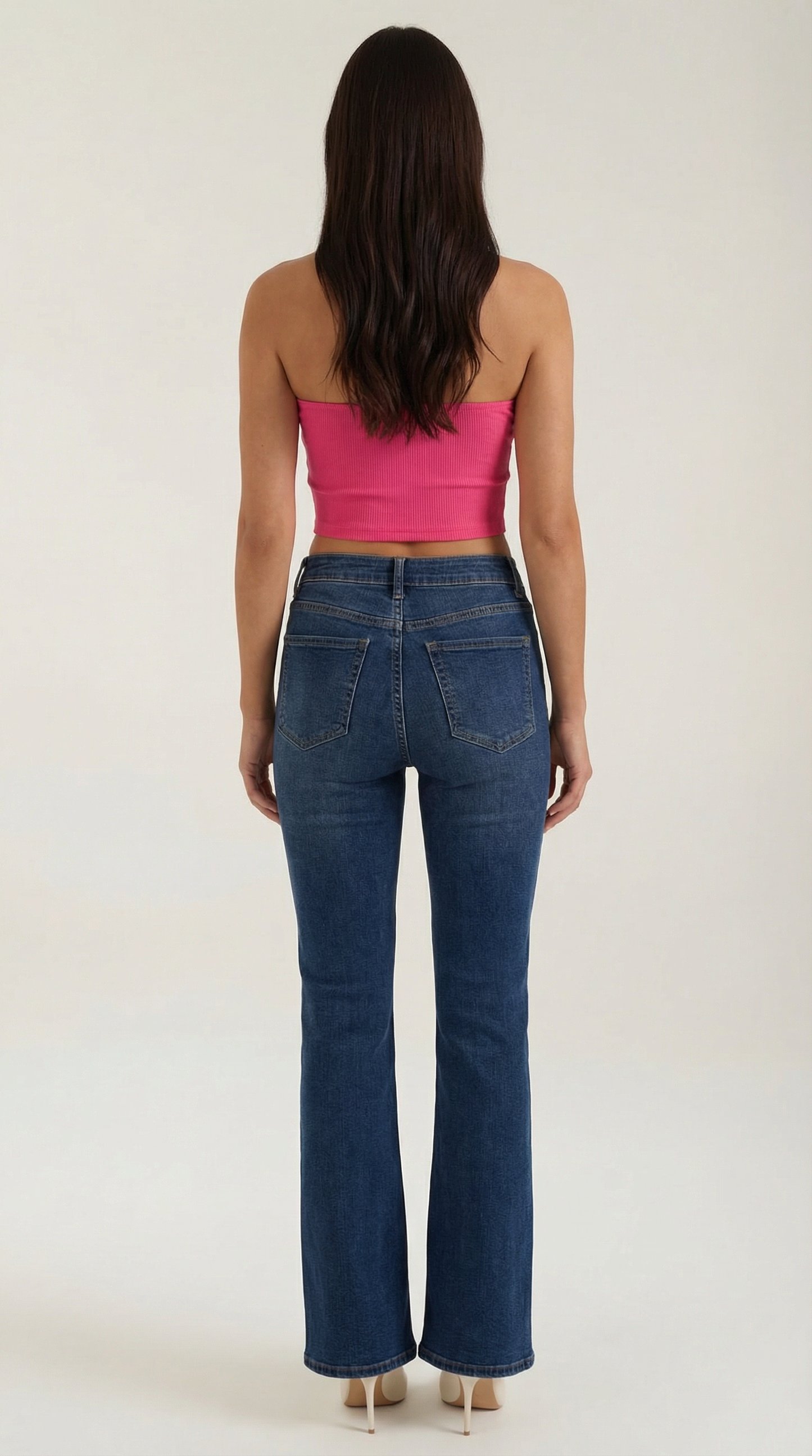 Canotta Bustier Donna a Coste