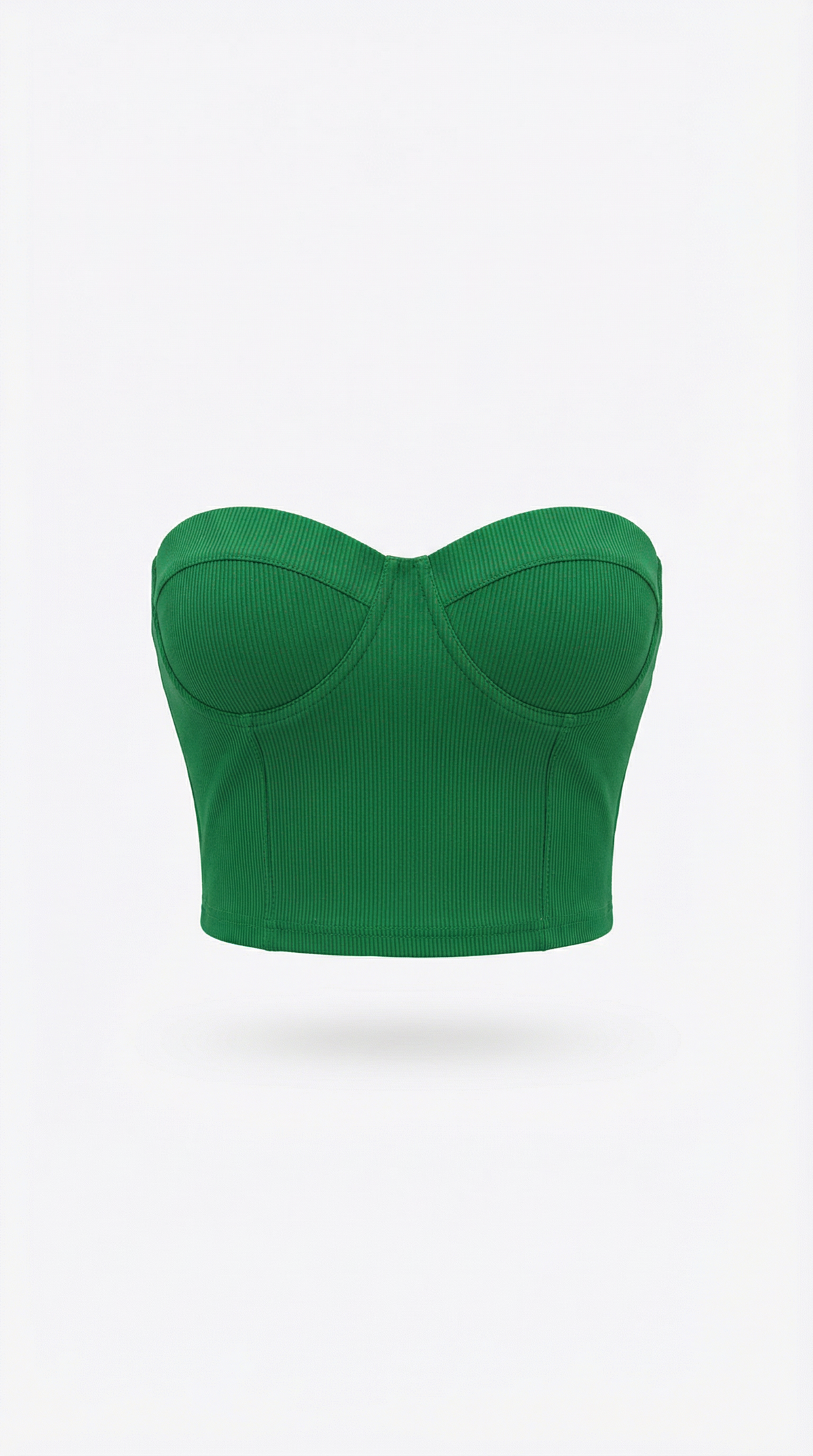 Canotta Bustier Donna a Coste