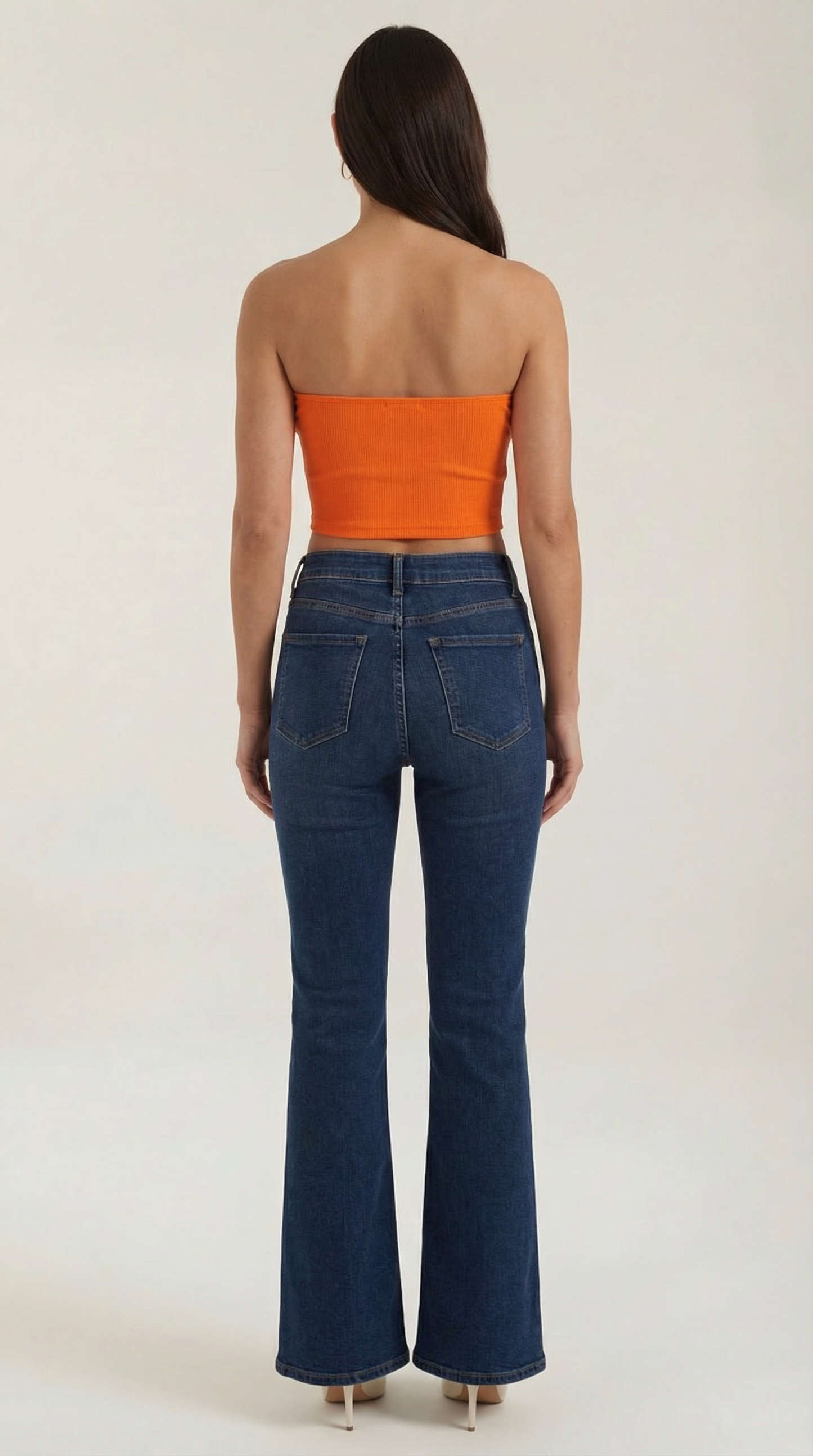 Canotta Bustier Donna a Coste