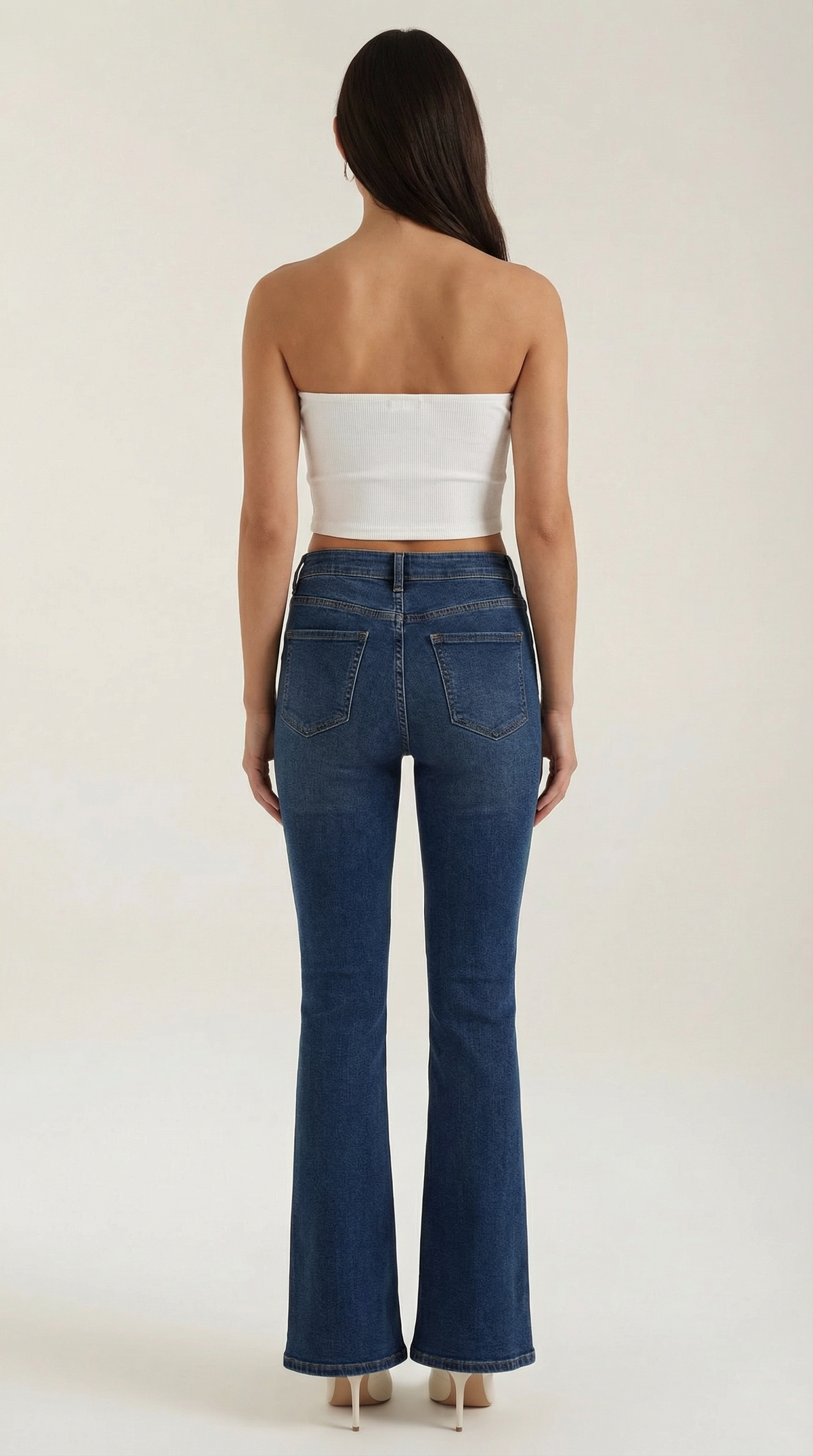 Canotta Bustier Donna a Coste