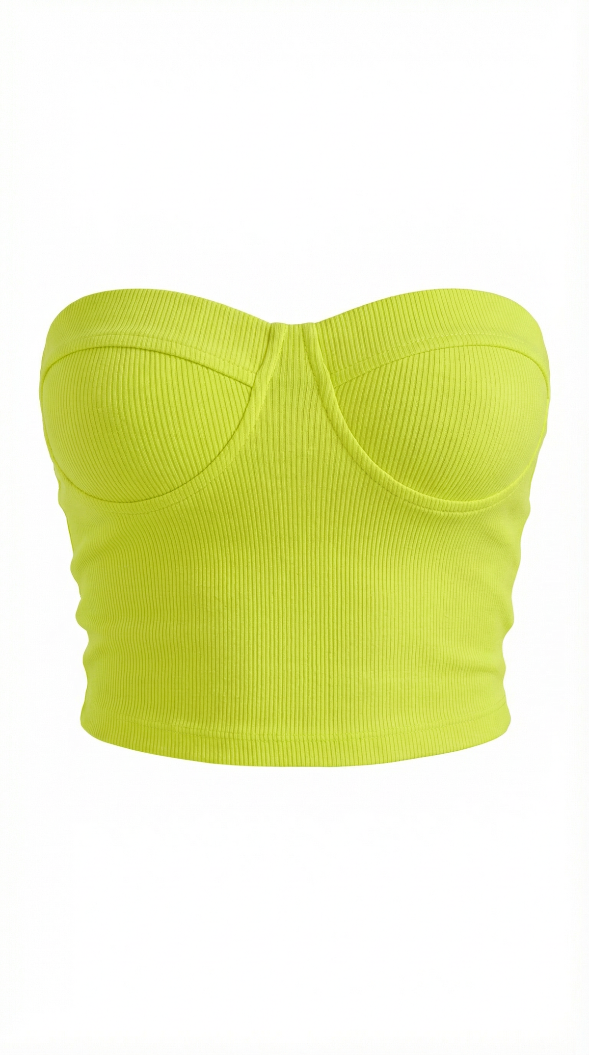 Canotta Bustier Donna a Coste