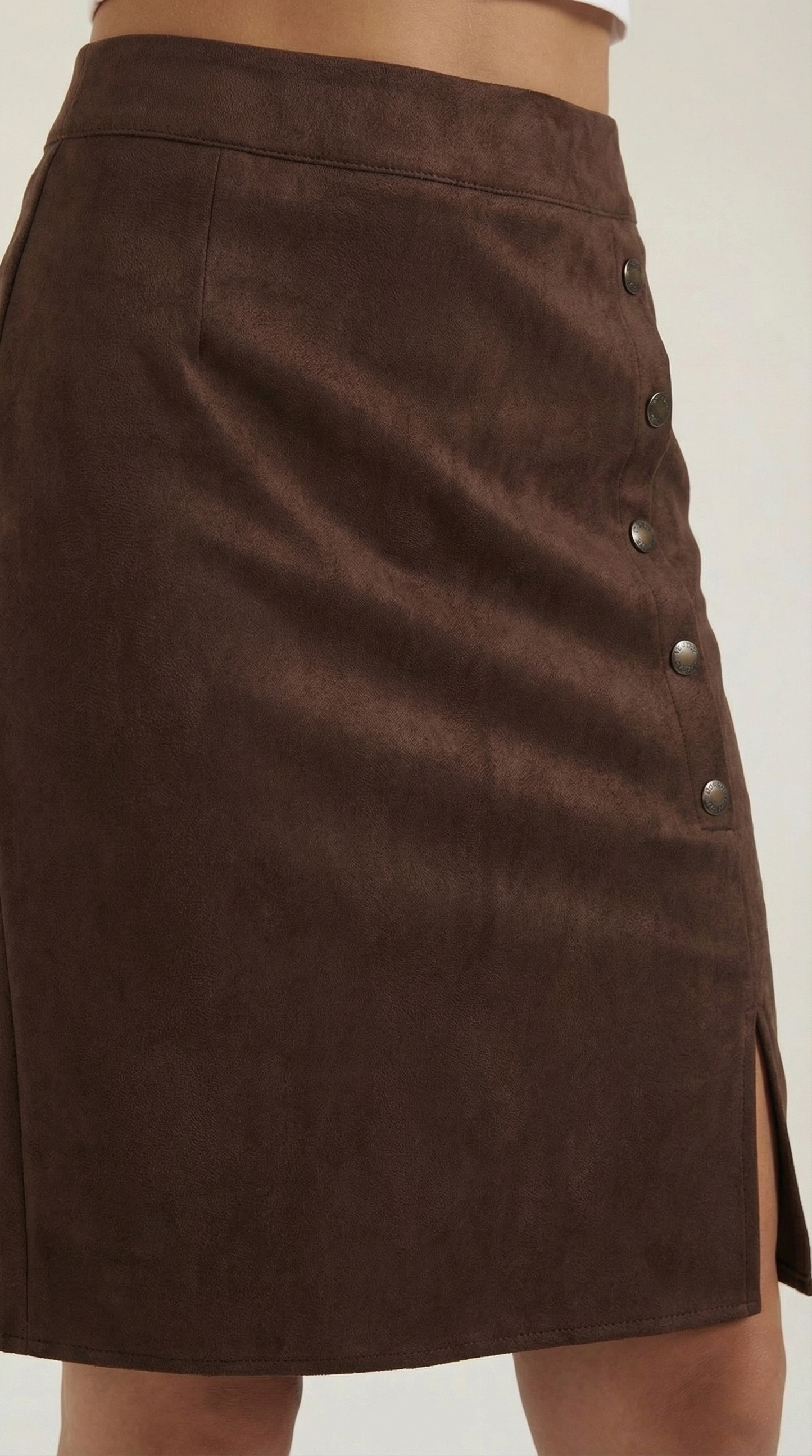 Minigonna Donna con Bottoni