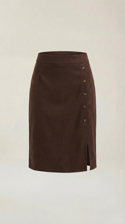 Minigonna Donna con Bottoni