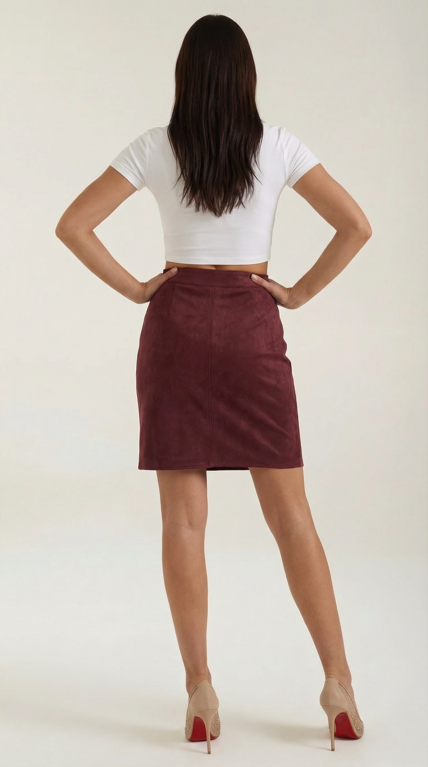 Minigonna Donna con Bottoni