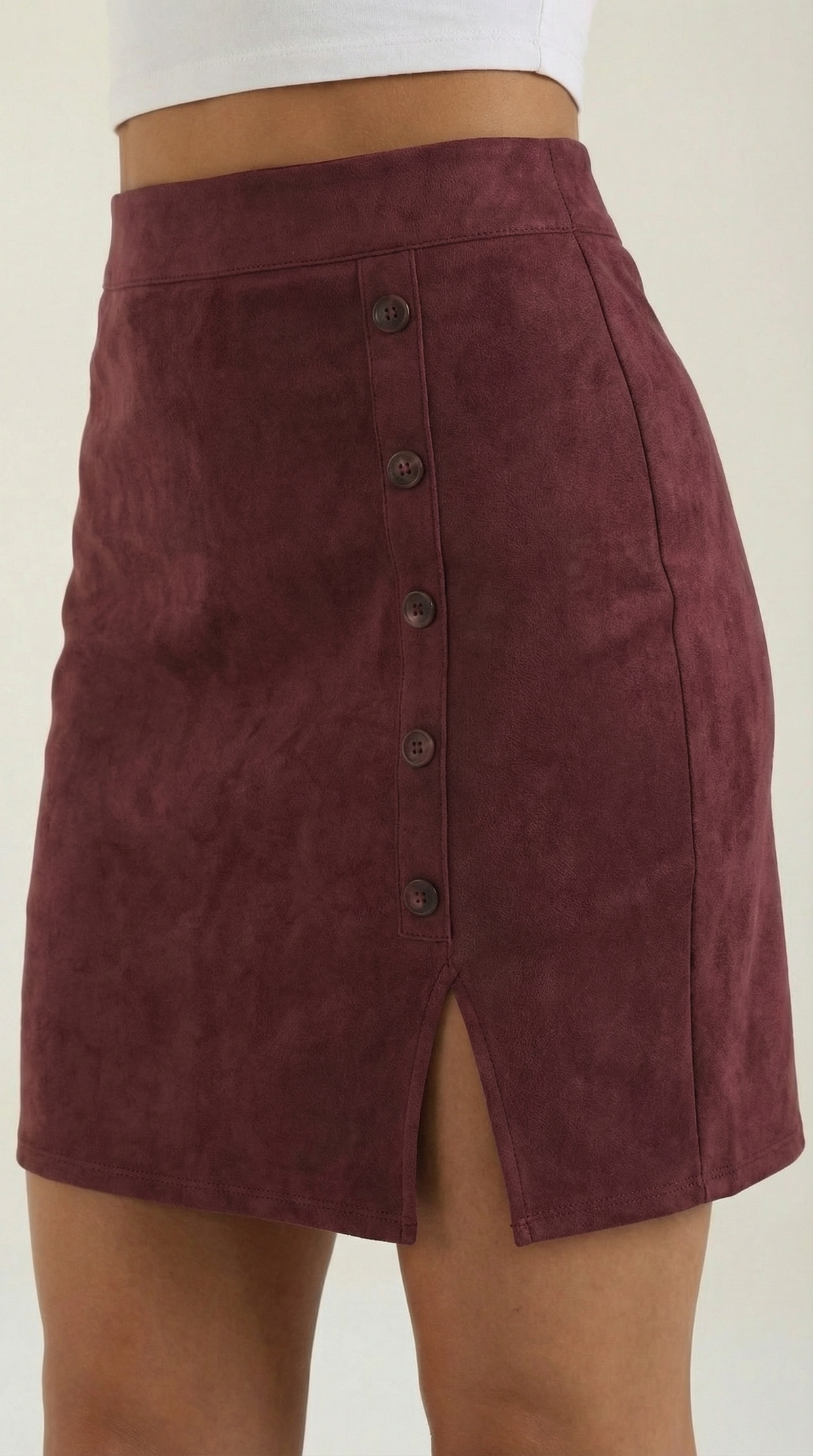 Minigonna Donna con Bottoni