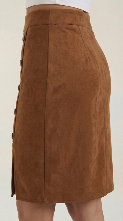 Minigonna Donna con Bottoni