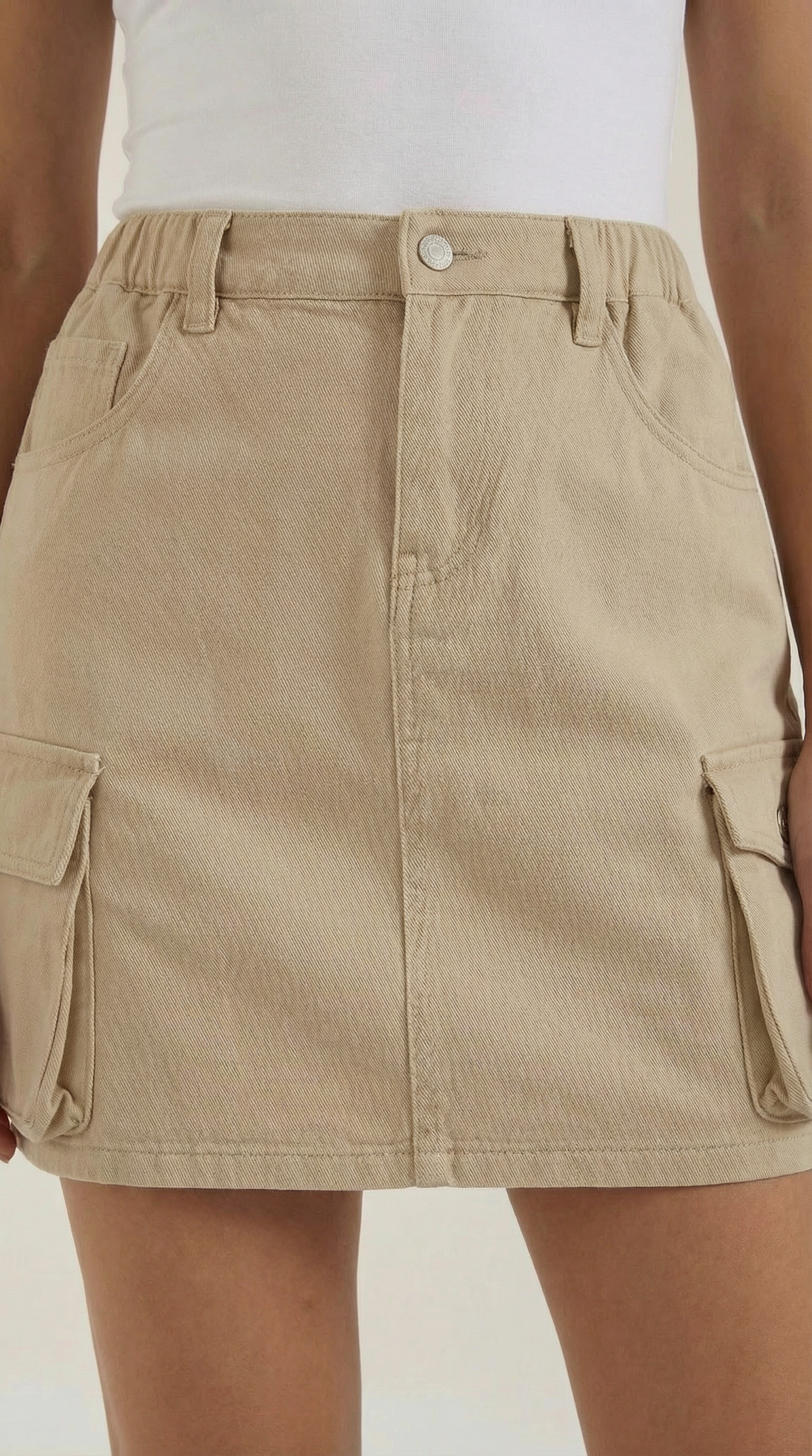 Minigonna Cargo Donna con Tasche