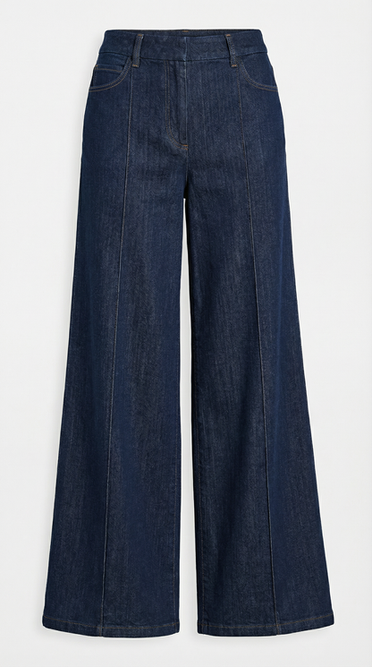 Pantaloni Donna in Denim a Vita Regolabile