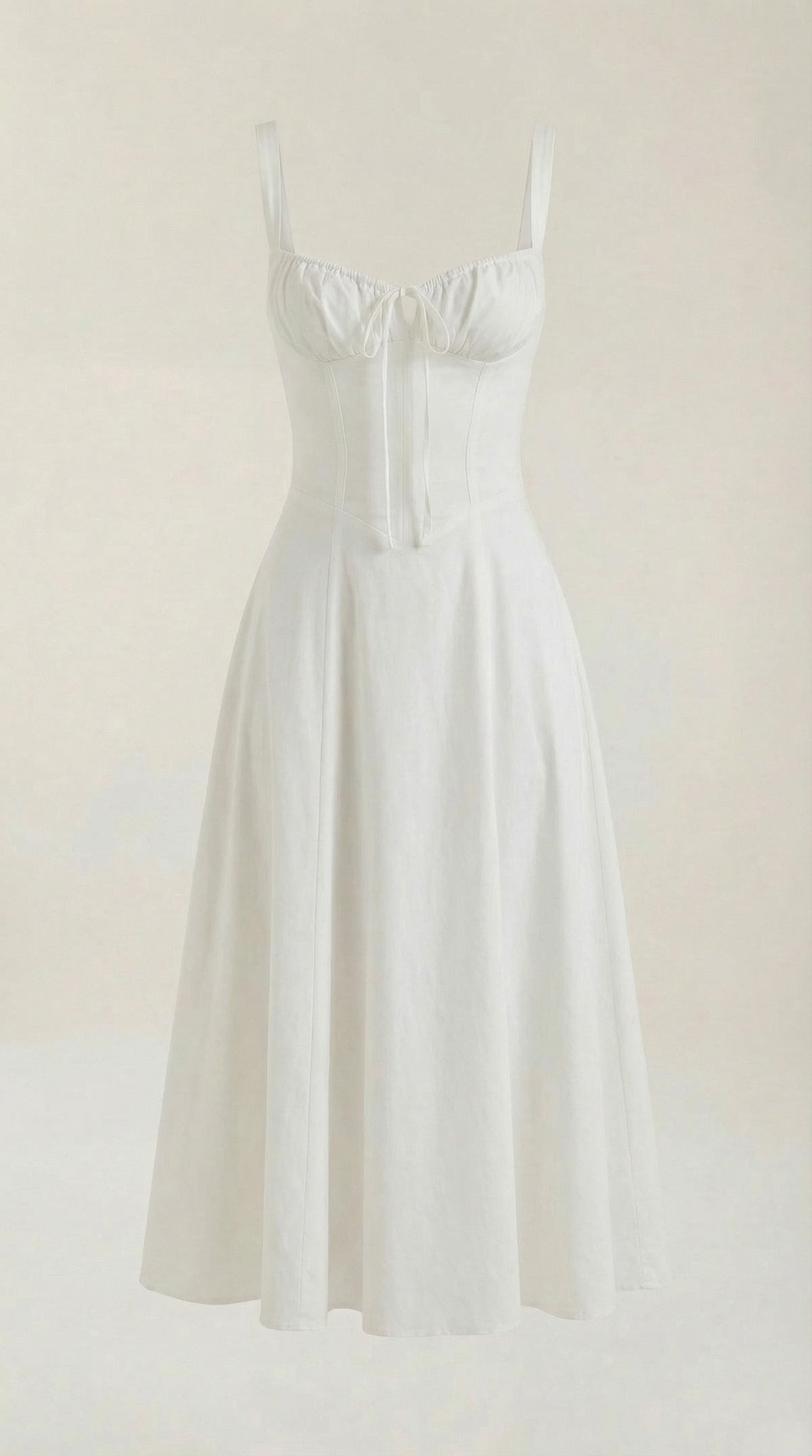 Abito Midi Donna con Allacciatura