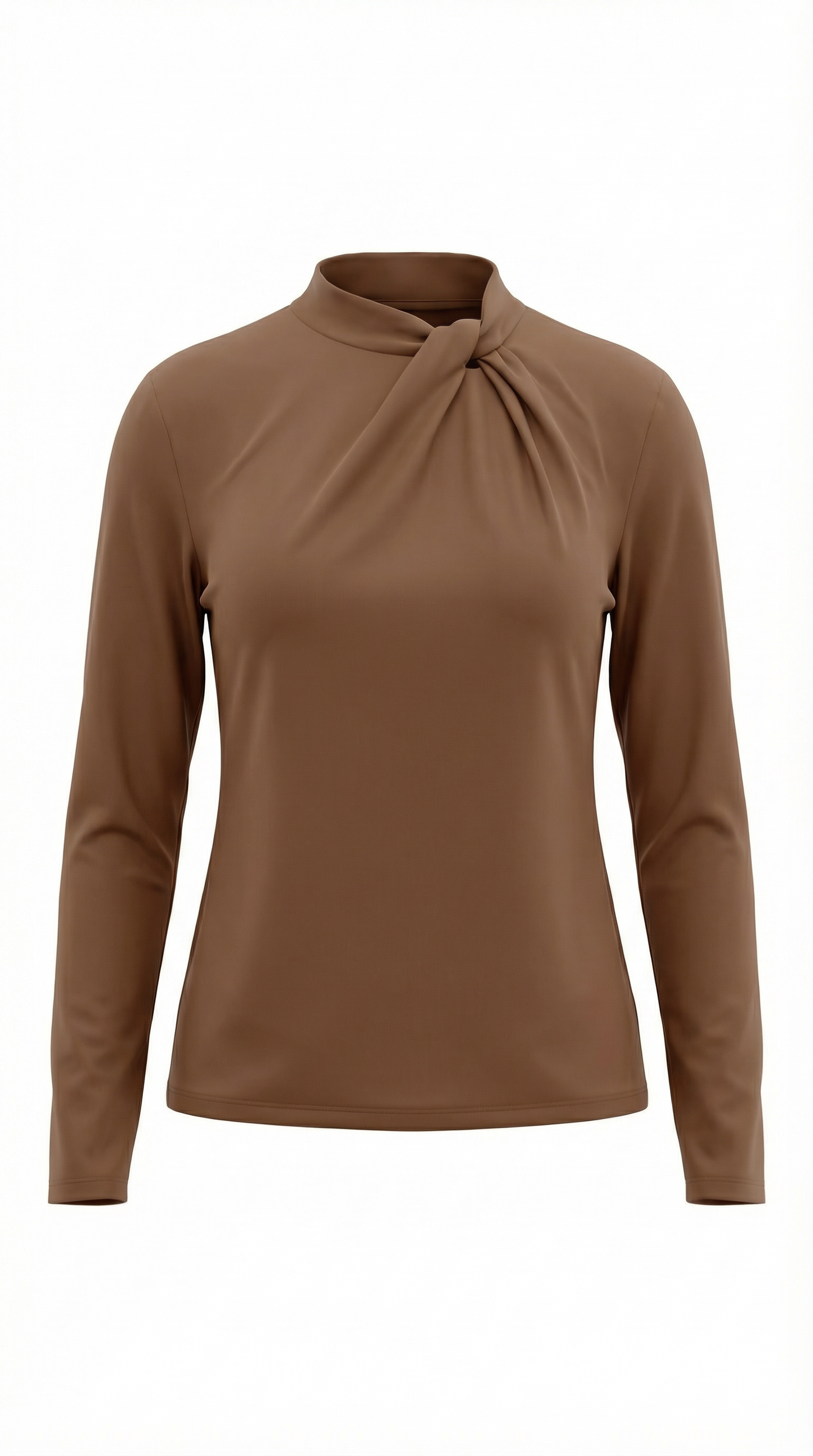 Blusa Donna con Nodo al Collo