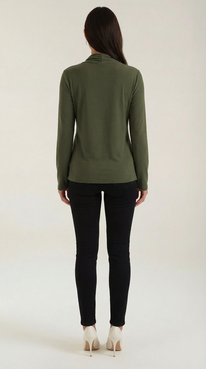 Blusa Donna con Nodo al Collo