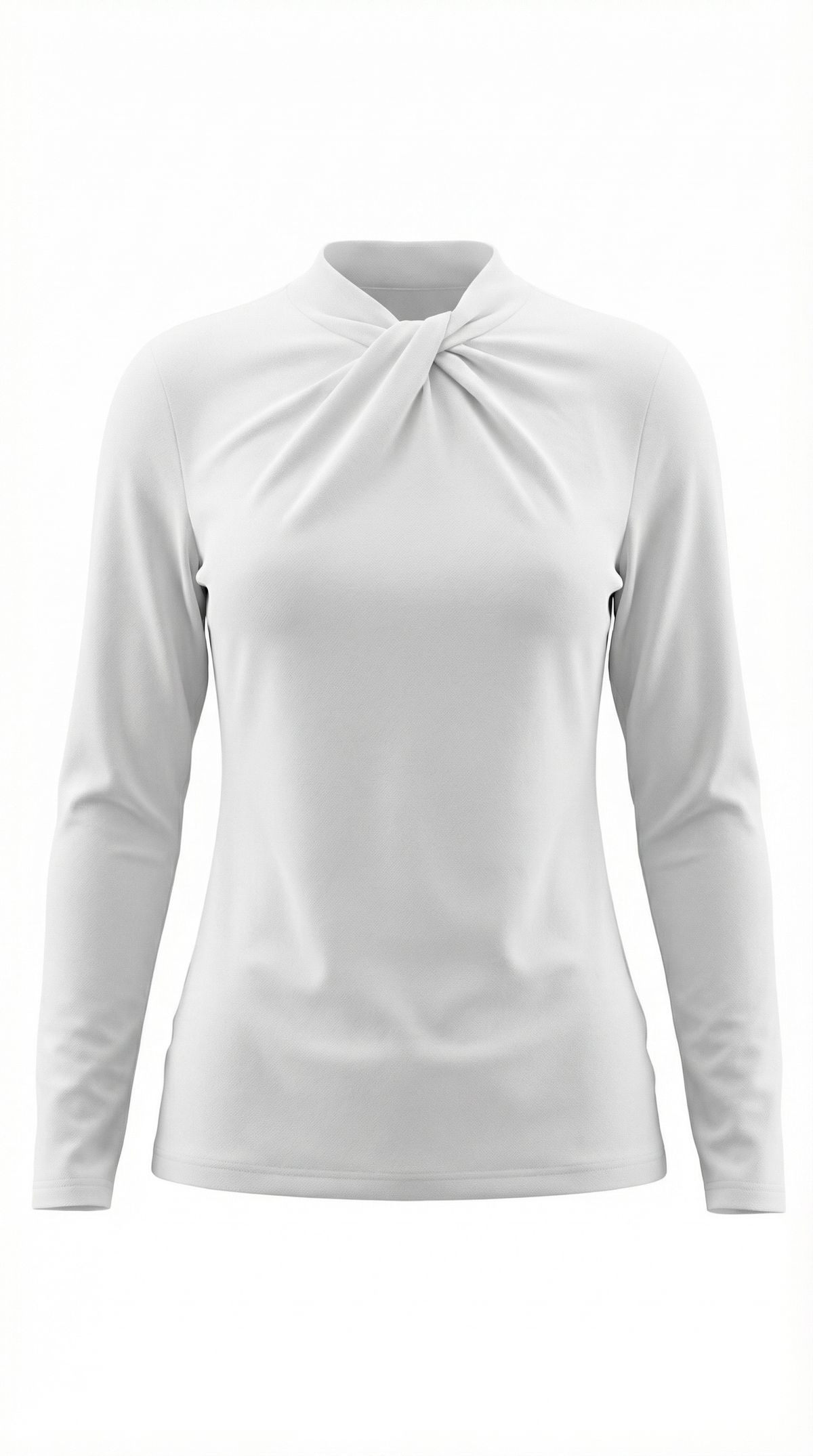 Blusa Donna con Nodo al Collo