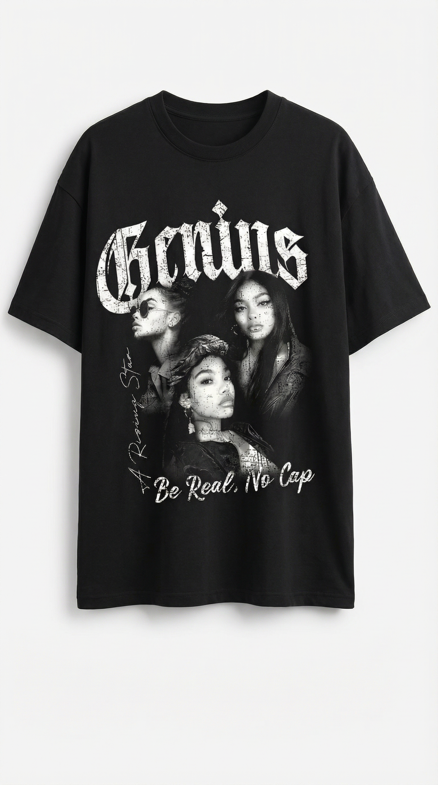 T-Shirt Oversize Donna con Stampa Grafica