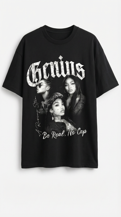 T-Shirt Oversize Donna con Stampa Grafica
