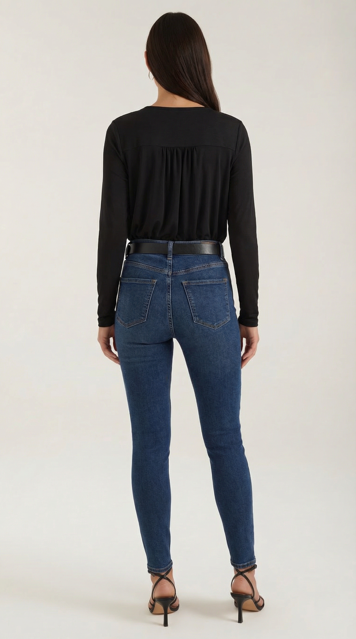 Body Donna con Scollo a V e Drappeggio