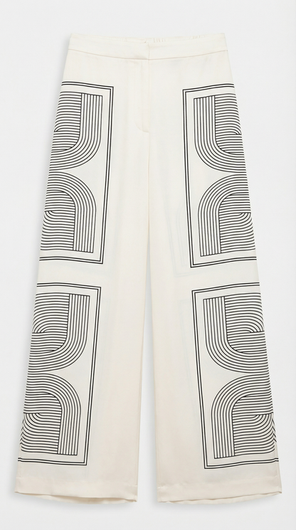 Pantaloni Donna a Gamba Larga Stampati