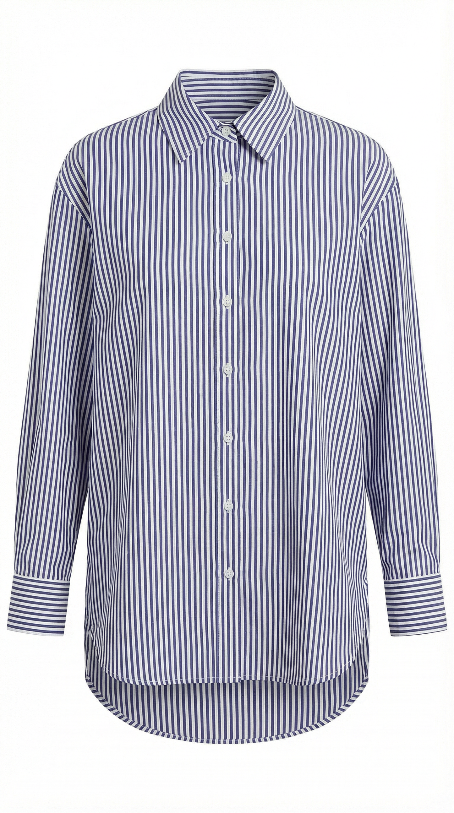 Blusa Donna a Righe in Popeline