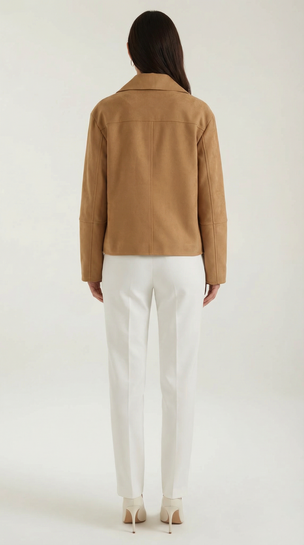 Giacca Cropped Donna Bottonata Leggera