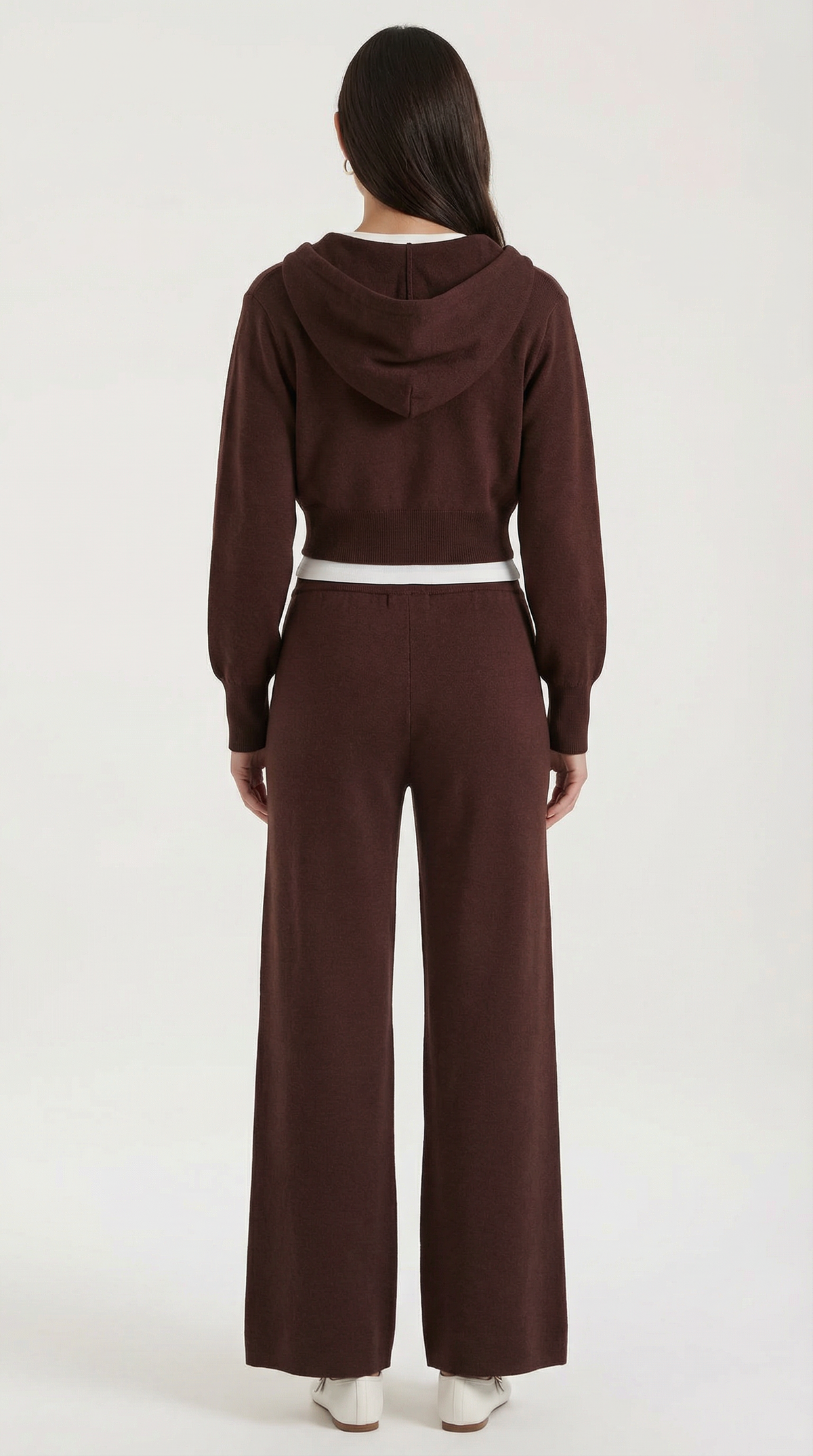 Set Donna in Maglia Giacca e Pantaloni
