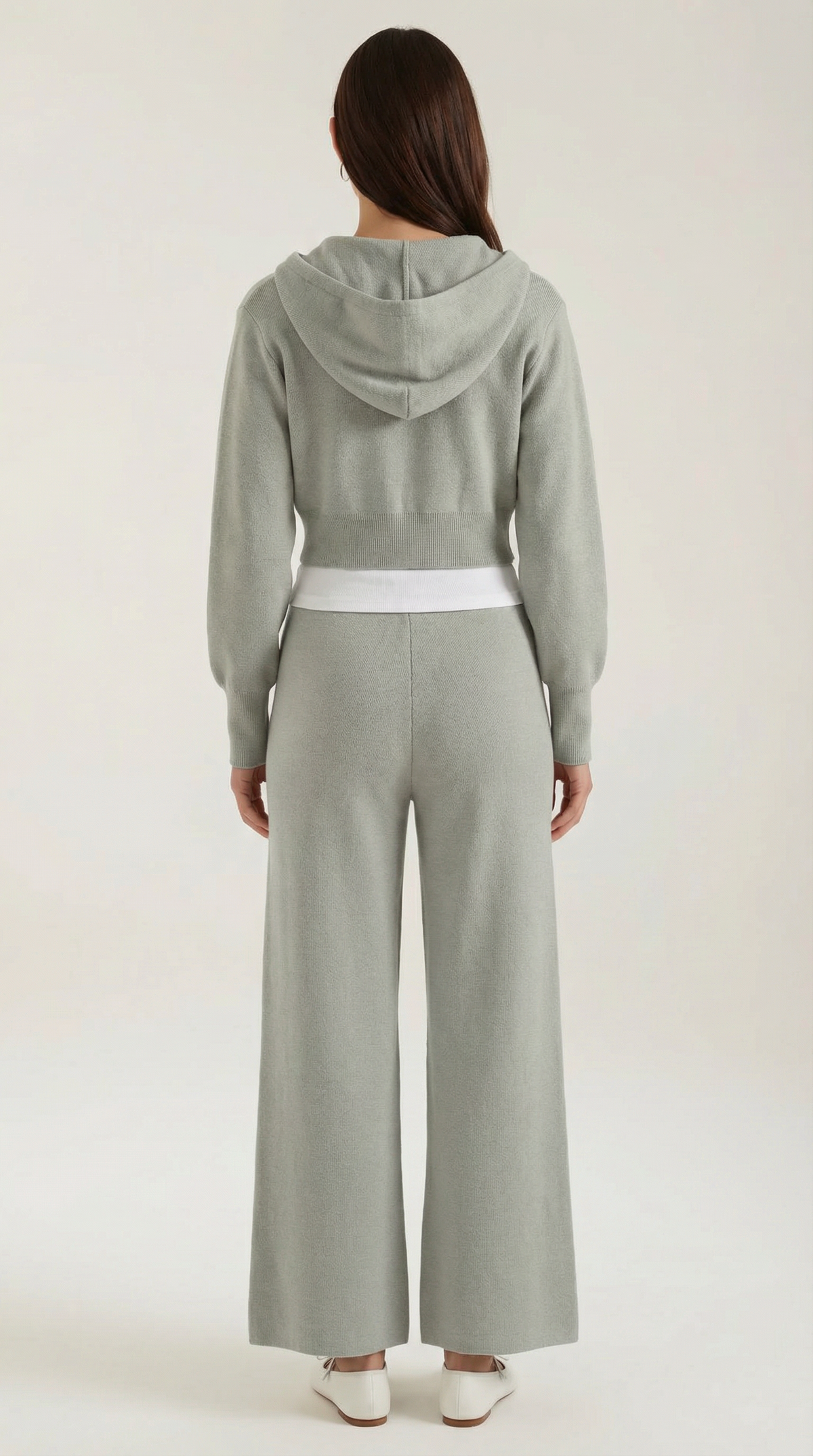 Set Donna in Maglia Giacca e Pantaloni