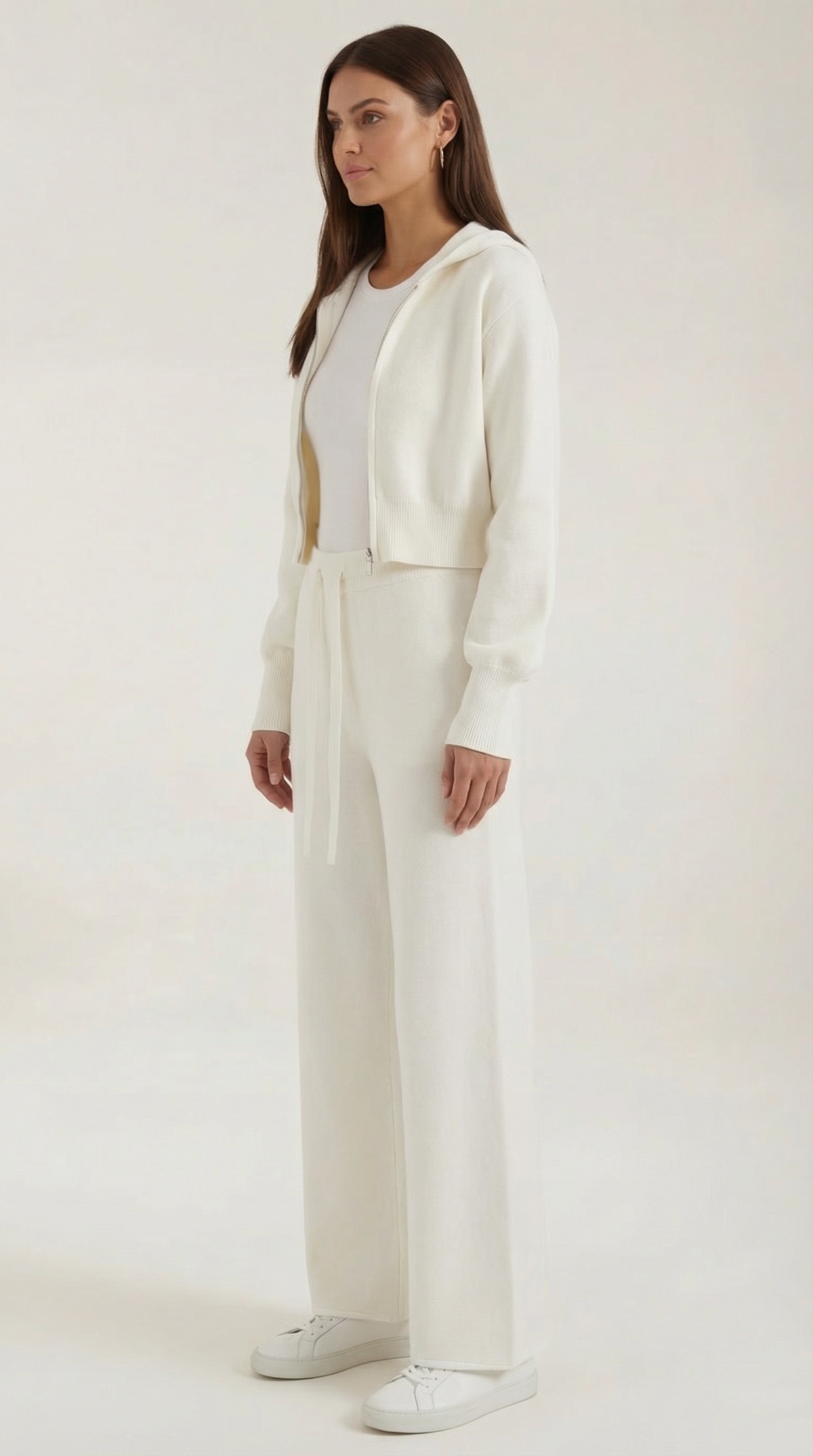 Set Donna in Maglia Giacca e Pantaloni