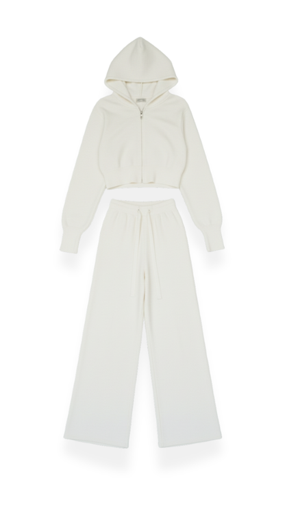 Set Donna in Maglia Giacca e Pantaloni