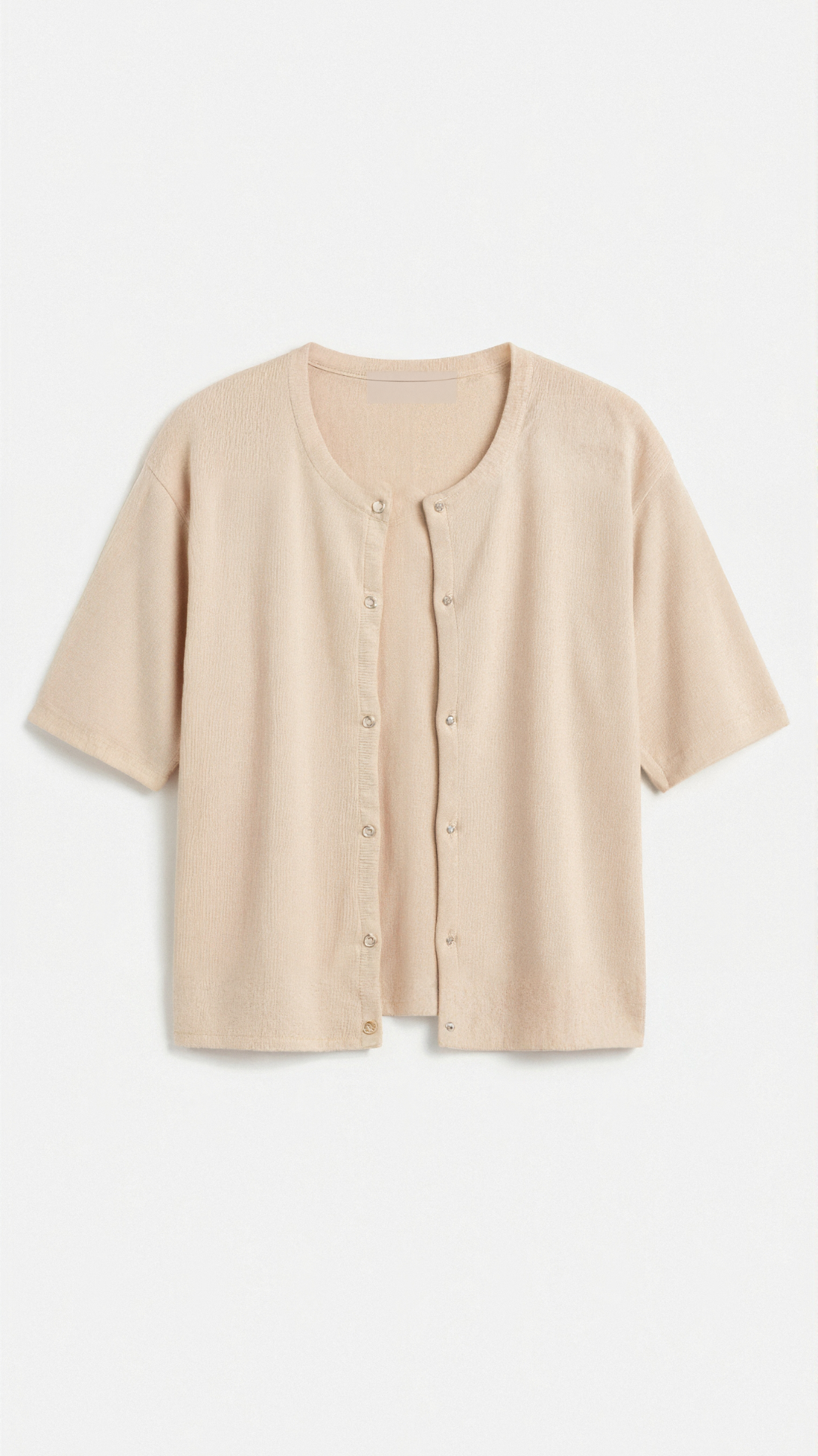 Cardigan Donna a Maniche Corte