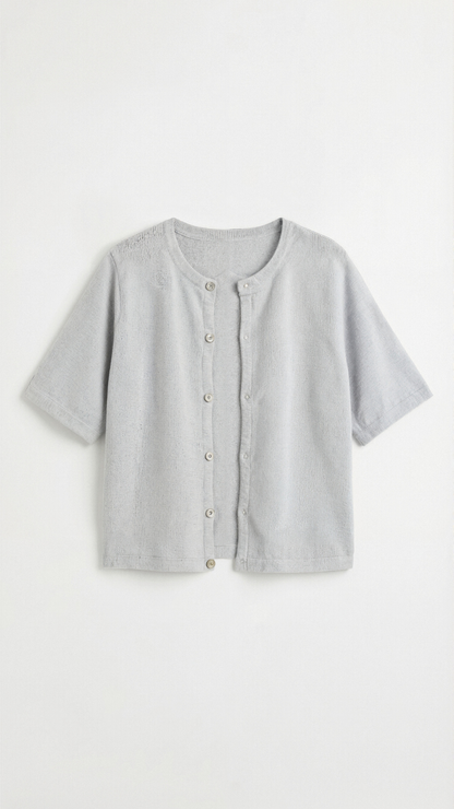 Cardigan Donna a Maniche Corte