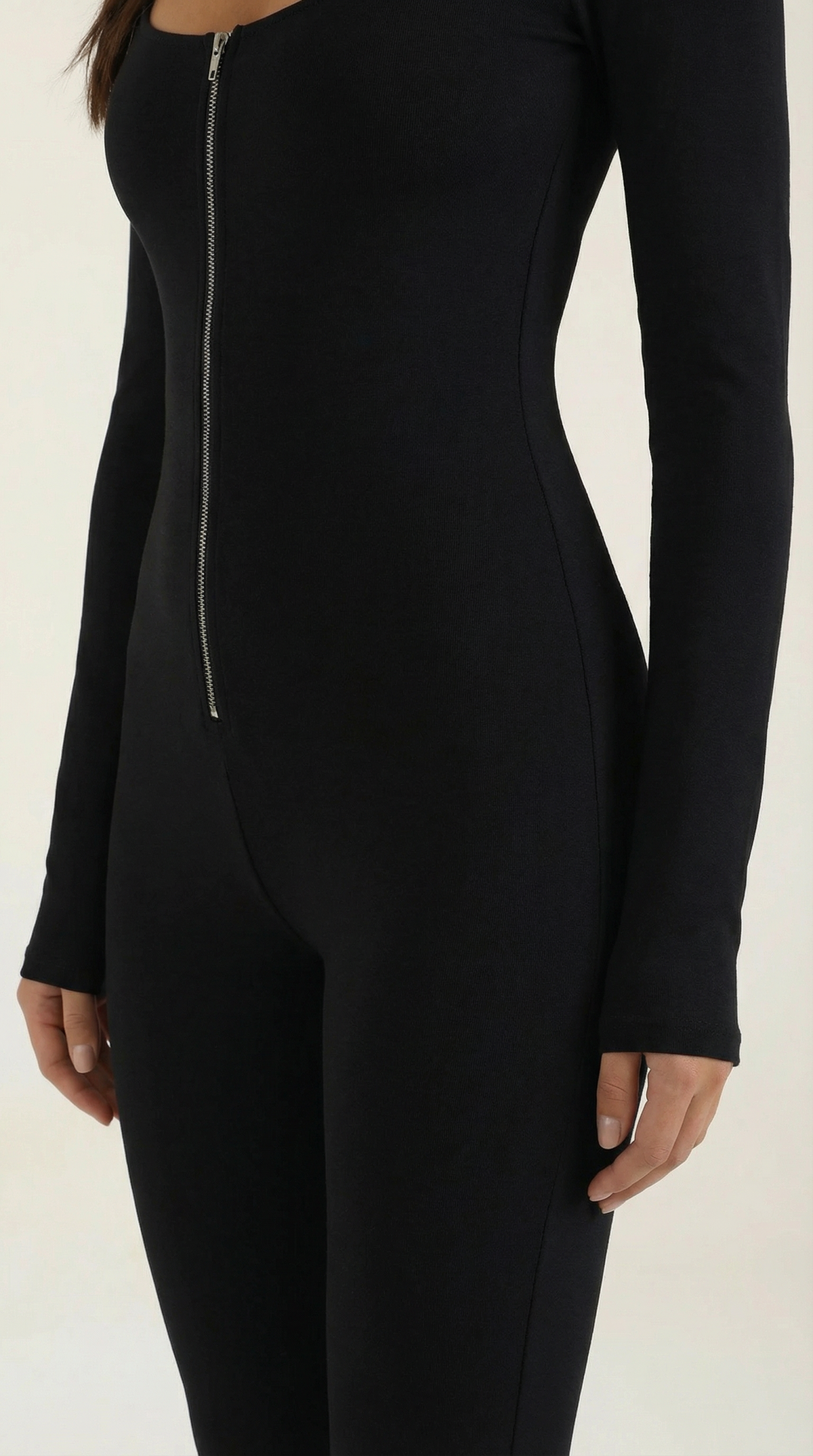 Body Donna Modellante con Zip Frontale