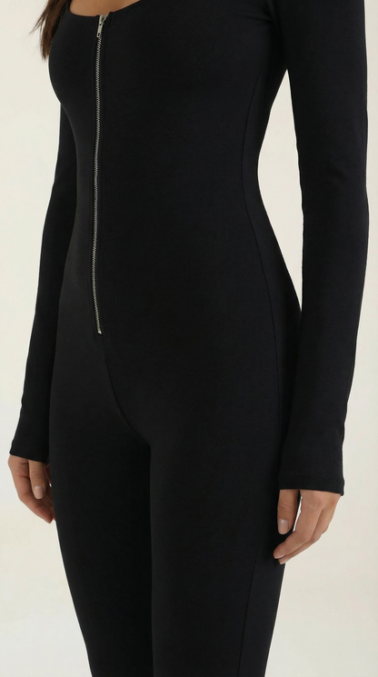 Body Donna Modellante con Zip Frontale