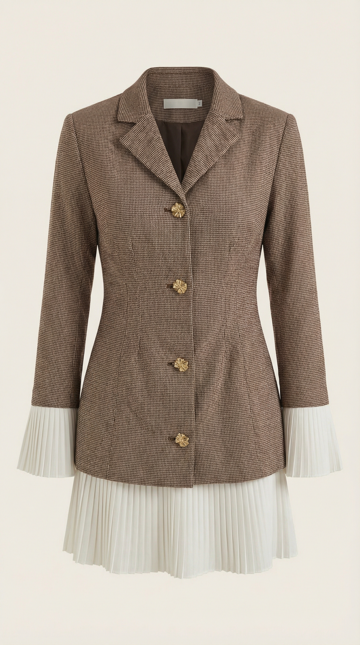 Abito Blazer Corto Donna Effetto Stratificato