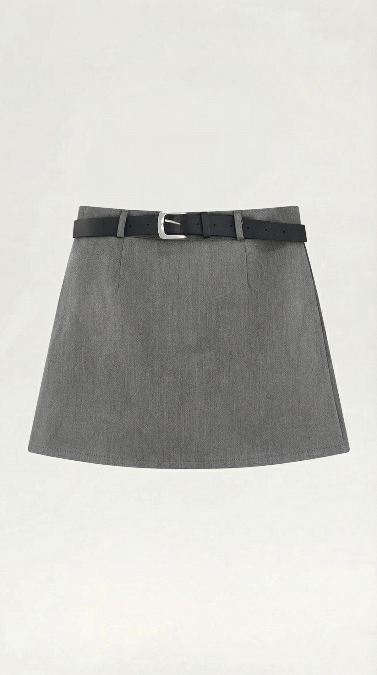 Minigonna Donna a Vita Alta con Shorts Interni